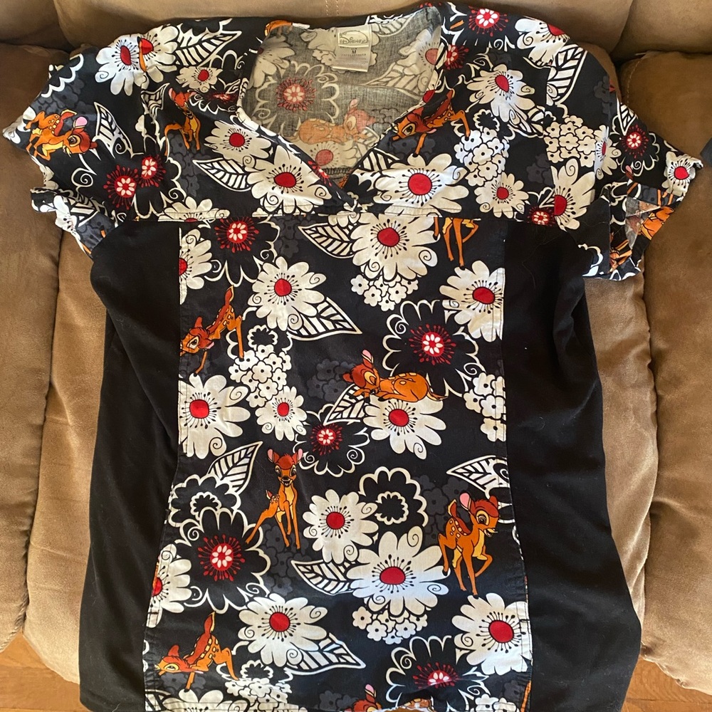 Disney Bambi Scrub top